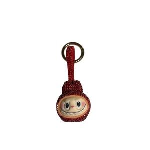 Labubu Red Crystal Bling Bag Charm/Keychain